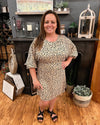 Dalmation Print Dress
