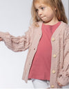Youth Twist-Knitting Cardigan