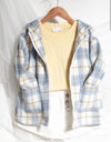 Youth Plaid Hooded Jacket