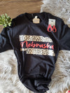 Youth Nebraska Cheetah Tee